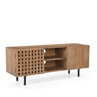 Mueble para TV de Madera de Mango y Hierro al por Mayor |   Fabricante de Muebles para Importadores |   Cantidad mínima de pedido: 10 piezas