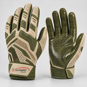 Gants de football américain unisexes personnalisés imprimés, design léger et 100 % respirant, logo personnalisé, gants de football de qualité supérieure - Product Image 1