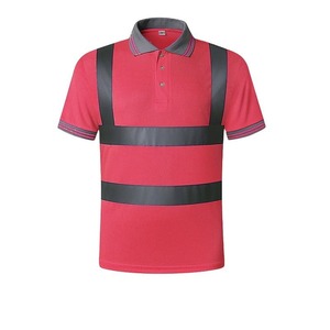 Camiseta de Trabajo de Seguridad Reflectante de Poliéster con Visibilidad, 100% Algodón, Logotipo Personalizado Impreso, Patrón Sólido, Manga Larga y Corta - Product Image 2