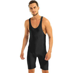 Singlet pour la lutte été haute qualité hommes coton Singlet Fitness Gym hommes débardeur grande taille lutte Singlet - Product Image 2