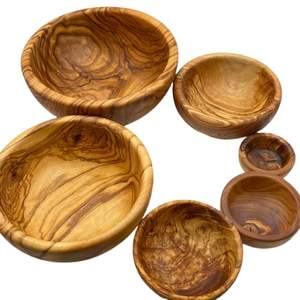 OLIVEWOOD BOWLS Plato Hecho a mano Un regalo perfecto Tazón para servir para ensalada Cereales Snack Sopa Pasta - Product Image 3