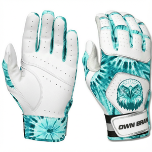 Gants de frappe de baseball sur mesure en cuir de chèvre, paume à forte adhérence, toutes saisons, commande en gros, gants de frappe pour jeunes - Product Image 2