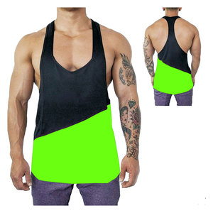 Tanque muscular sin mangas para hombres Camiseta de entrenamiento de poliéster de secado rápido Perfecta para el gimnasio de verano y el uso de correr - Product Image 4