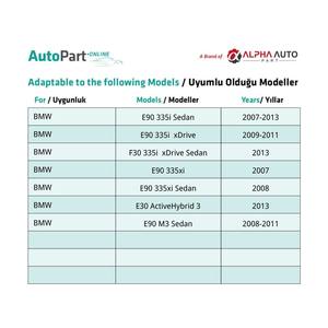 Clip de vidrio niquelado para BMW 3 F30 E90 E91 - 1 pieza - Product Image 5