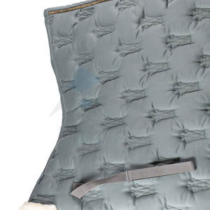 Tapis de selle de qualité supérieure pour l'équitation anglaise, saut et style occidental avec coque en cuir, peau de mouton en laine et coton - Product Image 5