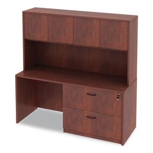 Alera Valencia Series ALEVA256624MC Credenza Shells 65 pulgadas. X 23.6 Pulgadas X 29.5 Pulgadas Archivadores de Madera Color Cerezo Mediano de 65 Pulgadas X 23.6 Pulgadas X - Product Image 5