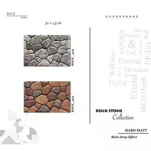 Fácil instalación al aire libre de madera 300x450mm piedra Natural 30x45cm decoración del hogar pared Exterior azulejos de cerámica para elevación de Hotel - Product Image 1