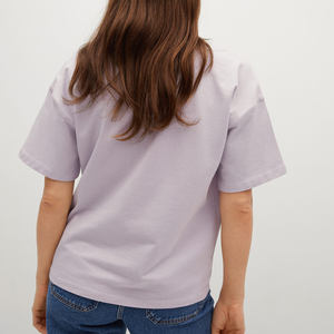 Ropa suelta Hip Hop Impreso Chica Camisetas 100% Algodón Casual Jersey Mujeres Camisetas para verano Transpirable Impresión digital - Product Image 4