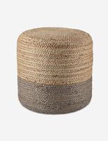 Poufs ronds lavables et faciles à déplacer pour la décoration intérieure, dernière tendance Pouf rond en jute et polyester Pouf pouf moderne