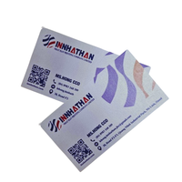 Imprimante de cartes de visite taille personnalisée avec service OEM intelligent bon prix impression offset fabriqué au Vietnam en utilisant du papier d'art