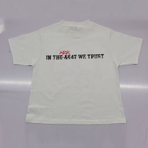 Camiseta de Algodón Estampada DTG y por Transferencia Térmica, Personalizada de Fábrica al por Mayor, Estilo Urbano - Product Image 2