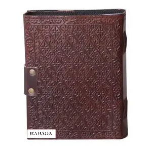 <b>Tree</b> of Life Embossed Refillable Leather Journal Handmade Craft Cotton Paper Sketchbook & Notebook Bound Journals for Unisex - Product Image 2