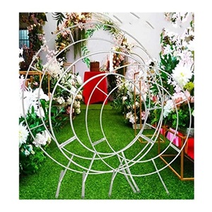 Fondo de color blanco hierro con fondo de calidad superior tamaño personalizado y forma telón de fondo de boda a granel - Product Image 1