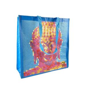 ถุงช้อปปิ้งผ้า PP ทอแบบกำหนดเองได้ พร้อมหูหิ้วขนาดตามสั่ง สำหรับบรรจุภัณฑ์อาหารและซูเปอร์มาร์เก็ต - Product Image 3