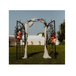 Conception admirable forme personnalisée support de bienvenue qualité supérieure fer couleur or support de bienvenue pour la décoration de mariage - Product Image 2