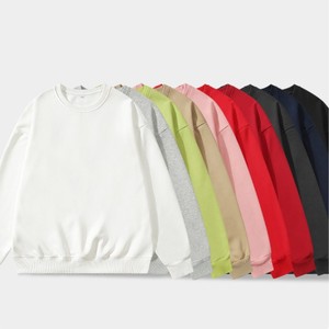 Venta al por mayor 500 Gsm 100% Algodón Fleece Bulk Heavyweight Oversized Pullover Sudadera Bordada Hombres Sudadera Personalizada - Product Image 1