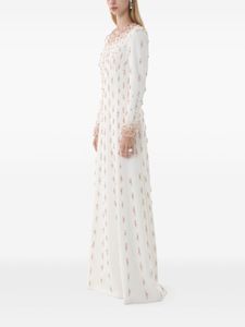 Vestidos de fiesta Elegancia de noche para mujer Vestidos de noche de satén con cuentas de malla elegante Vestido de noche con cuentas para mujer - Product Image 5