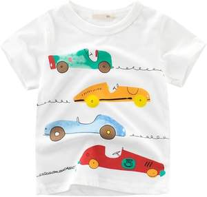 T-shirt pour enfants, imprimé personnalisé à manches courtes imprimé décontracté tricoté 100% coton 180 grammes - Product Image 3