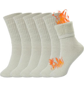 Chaussettes habillées pour hommes en tissu thermique de qualité supérieure, ultra chaudes, à séchage rapide, écologiques, douces, respirantes, durables, motif de dessin animé, pour le sport - Product Image 1