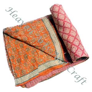 <b>Kantha</b> <b>Quilt</b> Gudari <b>Kantha</b> <b>Quilt</b> Gudari Hot Selling Wholesale Gold Supplier GD2054 Handmade <b>Kantha</b> <b>Quilt</b> Cotton Printed Indian - Product Image 3
