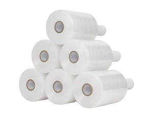 Durable Transparent PE Cast Stretch Film <b>Pallet</b> <b>Wrap</b> with Handle Dispenser - Shrink <b>Wrap</b> <b>for</b> Packing & Shipping - Product Image 5