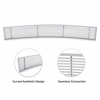 Grille linéaire courbée - Diffuseur d'air esthétique pour hall d'hôtel