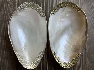 จานประดับเปลือกหอยมุกทำด้วยมือสไตล์เวียดนามสำหรับโต๊ะอาหารหรูหราตกแต่งบ้าน - Product Image 4