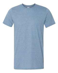 T-shirt à col rond unisexe couleur chiné gris Tri Blend en gros T-shirt vierge personnalisé Tri Blend pour hommes - Product Image 4