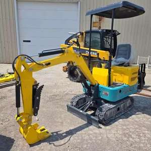 Livraison gratuite Mini-excavatrice de 1,8 tonne EPA EURO 5 Ferme Ranch Petite machine à pelle Rénovation de cour Excavatrice avec godet gratuit - Product Image 1