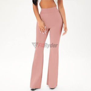 Último diseño personalizado de alta calidad pantalones acampanados ropa Slim Fit pantalones para la venta OEM mujeres pantalones al por mayor tasa transpirable - Product Image 4