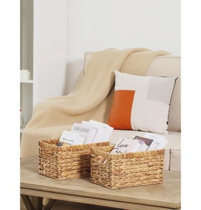 ตะกร้าเก็บของพร้อมหูหิ้วในตัว ตะกร้าเก็บของทำมือ ขายส่ง เป็นมิตรกับสิ่งแวดล้อม ผลิตในเวียดนาม - Product Image 5