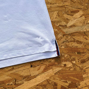 T-shirt en coton 100% respirant et teint en fil pour homme, manches courtes - Product Image 5