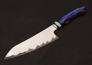 Handmade Full Tang German High Damascus Steel Eco-Friendly Dishwasher Safe Kitchen Chef <b>Knife</b> Set Custom OEM ODM Options - Product Image 5