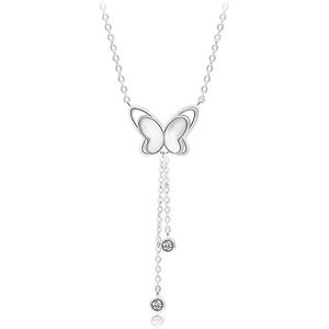 Blingsoul donna alla moda geometrico cuore ciondolo collana di pietra granato con delicate catene gioielli alla moda regalo per le donne - Product Image 5