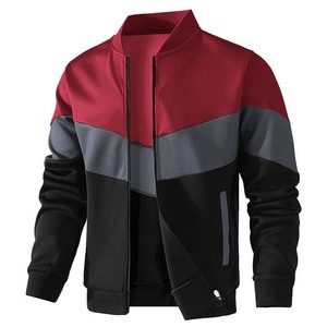 Veste bomber d'hiver pour homme, décontractée, en toile 100% polyester, imperméable et respirante, sur mesure OEM - Product Image 5