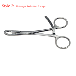 Orthopédie Phalanges dentées Forceps de réduction Pince autoclavable pour os Instruments d'orthopédie vétérinaire - Product Image 2