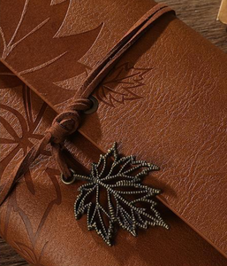 Bán buôn biểu tượng tùy chỉnh Tạp Chí máy tính xách tay kế hoạch A5/A6/A7 Retro Lá lỏng lẻo PU da bìa cứng thân thiện với môi bìa giấy - Product Image 3