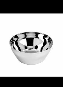 Bol en acier inoxydable Lotus Vati 300 ml, rond de 4 pouces, argent mat, poli nickel, compatible lave-vaisselle, micro-ondes et congélateur, fabriqué en Inde - Product Image 5