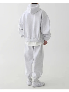 Nueva moda para hombre, chándal con cremallera, Sudadera con capucha, prendas de vestir, ropa de gimnasio con pantalones de chándal, ropa informal de algodón 100% - Product Image 3