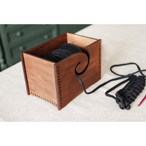 Bol en fil de bois fait à la main nouveau Design fini naturel décor à la maison bol de service de bonbons de table à vendre artisanat élégant - Product Image 6