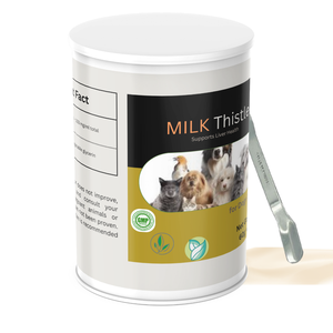 OEM ODM อาหารเสริมดูแลสุขภาพสัตว์เลี้ยง Thistle นมสำหรับตับดีท็อกซ์ตับตับตับสนับสนุนโภชนาการในรูปแบบผงสำหรับสุนัขและแมว - Product Image 2