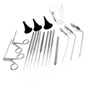 Ensemble de myringotomie manuel en acier inoxydable, 18 pièces, instruments chirurgicaux ORL, qualité professionnelle, approuvé CE, haute qualité, classe I - Product Image 3