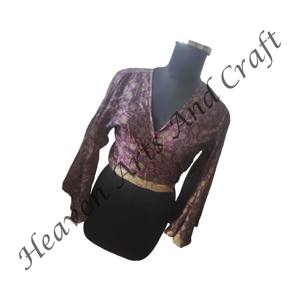 Top corto para fiesta, ropa de verano, Top corto de seda reciclada, la mayoría de las tendencias, camisa con escote en V profundo para mujer, blusa informal con lazo de seda - Product Image 1