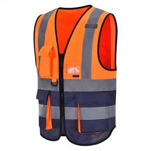 Chaleco de Seguridad Reflectante de Alta Visibilidad Impermeable ANSI Clase 1 de Mangoes Fashion para Trabajo de Construcción, Pesca y Actividades al Aire Libre, Venta al Por Mayor - Product Image 1