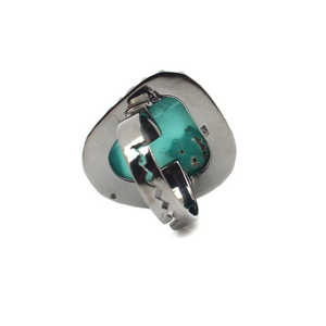 Venta al por mayor Anillo de plata esterlina 92,5 con piedras preciosas naturales de turquesa Piedras preciosas sueltas Categoría de producto - Product Image 5