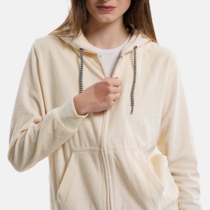 Terciopelo Streetwear pulóver Sudadera con capucha mujer Casual transpirable invierno ropa al aire libre pulóver cordón terciopelo sudaderas con capucha señoras - Product Image 2