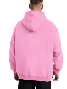 Jersey de mezcla de algodón 100% de peso pesado de alta calidad, sudaderas con capucha personalizadas para hombres, ropa de calle americana, estampado de puff de 450gms para invierno - Product Image 3