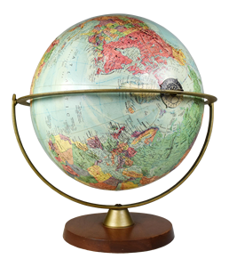 Globe métallique en forme de la carte du monde, pour décor de Table de bureau, très finitions et en stock - Product Image 6