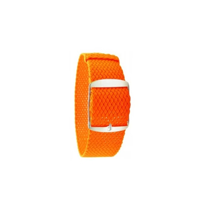 Bracelets de montre unisexes FLUO Orange F28, pièces de montre, bracelet de montre intelligente en tissu, acier inoxydable, résistant à l'eau, respirant - Product Image 1