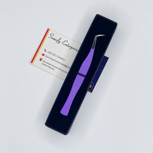 Pinzas para Pestañas Somofy Enterprises Volume Tweezer, Color Morado, Acero Inoxidable, 10 mm, Precisión, Duraderas, Lisas/Serradas/Dentadas - Product Image 5